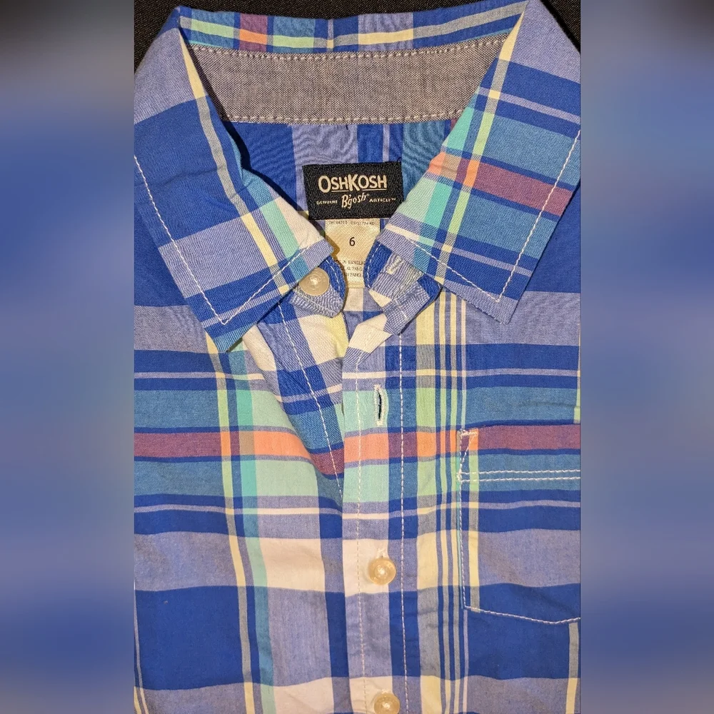Osh Kosh boys button down, size 6